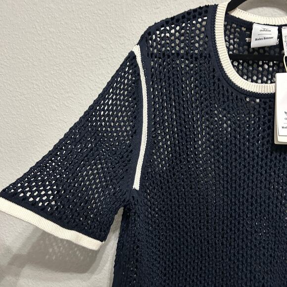 NEW Adidas x Wales Bonner Knit Tee Night Indigo & Wonder White Sz XL Urban Luxe - Picture 7 of 14